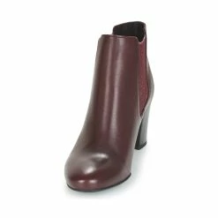 André - FONDANT BORDEAUX -Bottines / Boots Femme Soldes 10702122 500 C