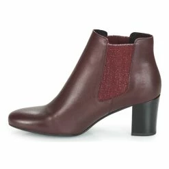 André - FONDANT BORDEAUX -Bottines / Boots Femme Soldes 10702122 500 D