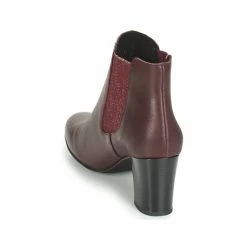 André - FONDANT BORDEAUX -Bottines / Boots Femme Soldes 10702122 500 E