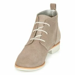 André - SIROCCO Taupe -Bottines / Boots Femme Soldes 13477687 500 C