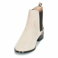 André - CHAMANE Beige -Bottines / Boots Femme Soldes 13477689 500 C