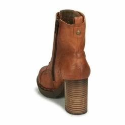 Mustang - 1336502 Cognac -Bottines / Boots Femme Soldes 15466591 500 E