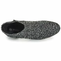 Moony Mood - FRIPON Noir / Blanc 13 Moony Mood - FRIPON Noir / Blanc -Bottines / Boots Femme Soldes 15534001 500 F