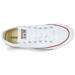 Converse - CHUCK TAYLOR ALL STAR CORE OX Blanc Optical 13 Converse - CHUCK TAYLOR ALL STAR CORE OX Blanc Optical -Bottines / Boots Femme Soldes 1562 500 F