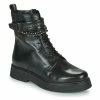 Mjus - TRIPLE STRAP Noir 1 Mjus - TRIPLE STRAP Noir -Bottines / Boots Femme Soldes 15631319 500 A