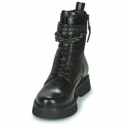Mjus - TRIPLE STRAP Noir 10 Mjus - TRIPLE STRAP Noir -Bottines / Boots Femme Soldes 15631319 500 C