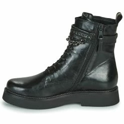 Mjus - TRIPLE STRAP Noir 11 Mjus - TRIPLE STRAP Noir -Bottines / Boots Femme Soldes 15631319 500 D