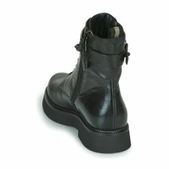 Mjus - TRIPLE STRAP Noir 12 Mjus - TRIPLE STRAP Noir -Bottines / Boots Femme Soldes 15631319 500 E