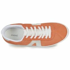 André - SPRINTER Orange -Bottines / Boots Femme Soldes 15831548 500 F