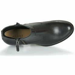 André - MADRID Noir -Bottines / Boots Femme Soldes 15841149 500 F