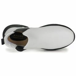 André - BILLIE Blanc -Bottines / Boots Femme Soldes 15841177 500 F