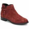 André - MILOU Rouge 1 André - MILOU Rouge -Bottines / Boots Femme Soldes 15841413 500 A