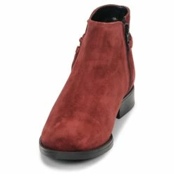 André - MILOU Rouge 10 André - MILOU Rouge -Bottines / Boots Femme Soldes 15841413 500 C