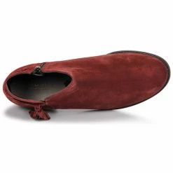André - MILOU Rouge 13 André - MILOU Rouge -Bottines / Boots Femme Soldes 15841413 500 F