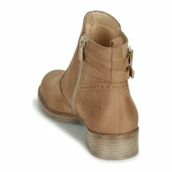 André - CARLIN Camel -Bottines / Boots Femme Soldes 16734905 500 E