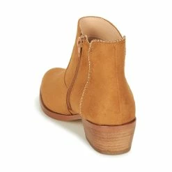 André - BELEN Camel -Bottines / Boots Femme Soldes 16734936 500 E