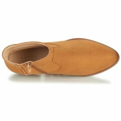 André - BELEN Camel -Bottines / Boots Femme Soldes 16734936 500 F