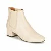 André - ECLAIRCIE Blanc -Bottines / Boots Femme Soldes 16735072 500 A