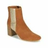 André - BONNIE Camel -Bottines / Boots Femme Soldes 16735117 500 A