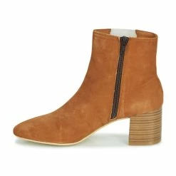 André - BONNIE Camel -Bottines / Boots Femme Soldes 16735117 500 D