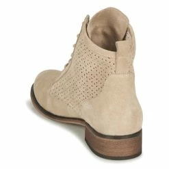 André - GODILLINE Beige -Bottines / Boots Femme Soldes 16735152 500 E