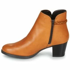 André - MARYLOU Camel 11 André - MARYLOU Camel -Bottines / Boots Femme Soldes 16846415 500 D