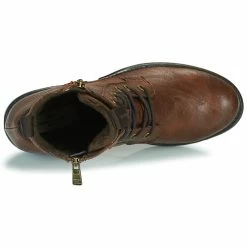 Tom Tailor - 93303 Cognac -Bottines / Boots Femme Soldes 17673943 500 F