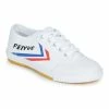 Feiyue - FE LO 1920 Blanc / Bleu / Rouge -Bottines / Boots Femme Soldes 17674787 500 A