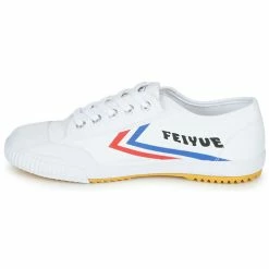 Feiyue - FE LO 1920 Blanc / Bleu / Rouge -Bottines / Boots Femme Soldes 17674787 500 D