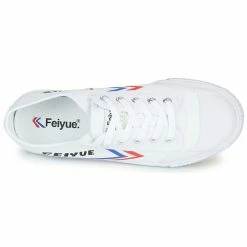 Feiyue - FE LO 1920 Blanc / Bleu / Rouge -Bottines / Boots Femme Soldes 17674787 500 F