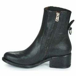 Airstep / A.S.98 - OPEA CHELS Noir -Bottines / Boots Femme Soldes 17677160 500 D