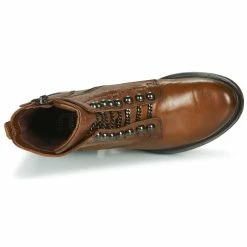 Mjus - CAFE STYLE Camel -Bottines / Boots Femme Soldes 17677590 500 F