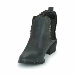 Spot On - F50939 Noir -Bottines / Boots Femme Soldes 17775606 500 C