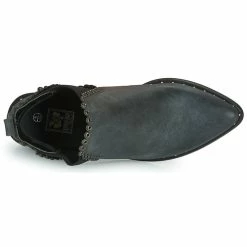 Spot On - F50939 Noir -Bottines / Boots Femme Soldes 17775606 500 F