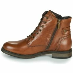 Casual Attitude - NUNAISE Camel -Bottines / Boots Femme Soldes 17956077 500 D