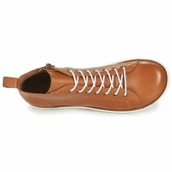 Casual Attitude - OUETTE Camel -Bottines / Boots Femme Soldes 18978823 500 F