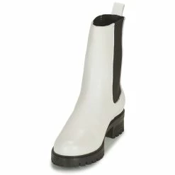 Betty London - OLANDI Blanc -Bottines / Boots Femme Soldes 18995233 500 C