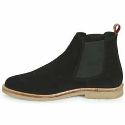 Kickers - TYGA Noir -Bottines / Boots Femme Soldes 19842143 500 D