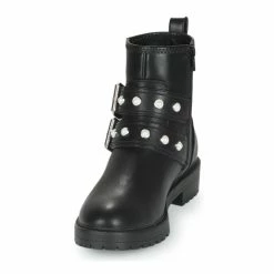 Only - BAD 17 PU QUILT BOOT Noir -Bottines / Boots Femme Soldes 19930964 500 C