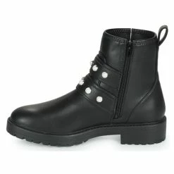 Only - BAD 17 PU QUILT BOOT Noir -Bottines / Boots Femme Soldes 19930964 500 D