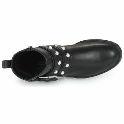 Only - BAD 17 PU QUILT BOOT Noir -Bottines / Boots Femme Soldes 19930964 500 F