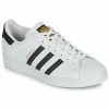 Adidas Originals - SUPERSTAR VEGAN Blanc / Noir -Bottines / Boots Femme Soldes 19933727 500 A