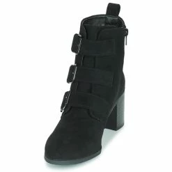 Moony Mood - PAOLA Noir 10 Moony Mood - PAOLA Noir -Bottines / Boots Femme Soldes 19943650 500 C