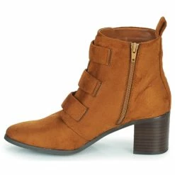 Moony Mood - PAOLA Camel 11 Moony Mood - PAOLA Camel -Bottines / Boots Femme Soldes 19943651 500 D