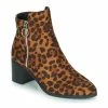 Moony Mood - PETROLIA Camel 2 Moony Mood - PETROLIA Camel -Bottines / Boots Femme Soldes 19943653 500 A