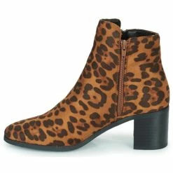 Moony Mood - PETROLIA Camel -Bottines / Boots Femme Soldes 19943653 500 D