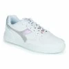 Diadora - RAPTOR LOW GLITTER RAINBOW WN Blanc / Rose -Bottines / Boots Femme Soldes 21469017 500 A