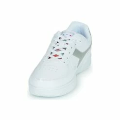 Diadora - RAPTOR LOW GLITTER RAINBOW WN Blanc / Rose -Bottines / Boots Femme Soldes 21469017 500 C