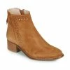 Myma - 5346MY Camel 2 Myma - 5346MY Camel -Bottines / Boots Femme Soldes 21501127 500 A