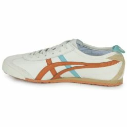 Onitsuka Tiger - MEXICO 66 Blanc / Bleu / Orange -Bottines / Boots Femme Soldes 22259358 500 D
